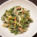 ☆あいちゃん's cooksnap of when they made ほうれん草・人参・カニカマのマヨサラダ♪.