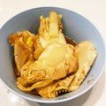ざくらママ's cooksnap of when they made 【農家のレシピ】キャベツの芯のラー油漬け.