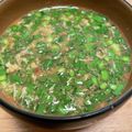 ＊ono＊'s cooksnap of when they made 風邪に♪味噌ニラかき玉汁【旦那レシピ】.