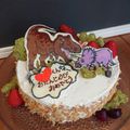 めがね×めがね's cooksnap of when they made 恐竜ケーキ.
