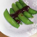 えりこ82☆'s cooksnap of when they made スナップえんどうのつけてみそ.