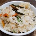 さくらかめこ's cooksnap of when they made 炊飯器で簡単！山菜おこわ.