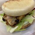 chkitchent's cooksnap of when they made 【低コスト】唐揚げのマフィンサンドイッチ.