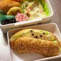 Chaaa_room's cooksnap of when they made くまちゃんのポケットサンド（キャラ弁）.