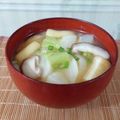 Yukiまむ's cooksnap of when they made カブと椎茸の味噌汁♪.