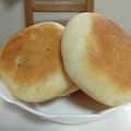 pfizer's cooksnap of when they made ★くるみとカマンベールの平焼きパン★.