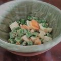 へのへのもへの's cooksnap of when they made スナップえんどうとゆで卵のオイマヨサラダ.