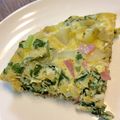 ばたみそーぱん☆'s cooksnap of when they made 大根の葉のオープンオムレツ(*^^*).