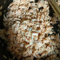 kinkinsan's cooksnap of when they made 鮭アラで！自家製鮭フレーク！.