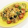 ビビ♡'s cooksnap of when they made 別炒めでパラパラシャキシャキ！レタス炒飯.
