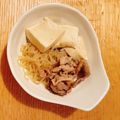 よぴぴよ's cooksnap of when they made 【簡単めんつゆ】居酒屋っぽい肉豆腐.