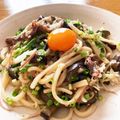 happyのり's cooksnap of when they made 簡単！美味！牛肉となすのおうどん.