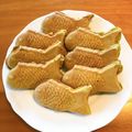 tarokichi6's cooksnap of when they made 抹茶♡たい焼き（ホットケーキＭＩＸ使用）.