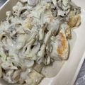 おかめ695's cooksnap of when they made チキンソテーの舞茸ソース.