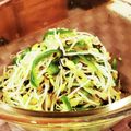 ダッフィーニーうに's cooksnap of when they made 塩昆布のもやしとピーマンのナムル♬♪＊.