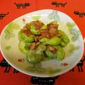龍青空ママ's cooksnap of when they made そら豆とベ−コンのにんにく炒め.
