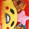 クックR126AP☆'s cooksnap of when they made ＊オムライス弁当～ぐでたま～.