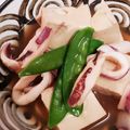 千代備's cooksnap of when they made ヤリイカとお豆腐のお煮物.