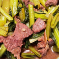 ジェニーレイン's cooksnap of when they made 牛肉切り落としと小松菜のオイスター炒め.