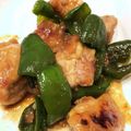りんごももか's cooksnap of when they made ☆簡単♪ピーマンと鶏肉の照り焼き炒め☆.