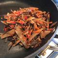 クックF81T6T☆'s cooksnap of when they made ごぼうとパプリカと切り昆布の煮物.