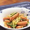 ari7ari7's cooksnap of when they made 水菜とソーセージのカレー炒め.