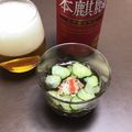 居酒屋まるみ's cooksnap of when they made 旬のきゅうりで☆カニカマもずく酢.