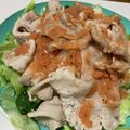 ぶっきいのめも's cooksnap of when they made 豚肉の冷しゃぶ＊だし明太子たれ.
