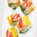 ソネチコ's cooksnap of when they made ライスペーパーで華やか巻き寿司.