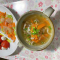 ポラリス管理栄養士's cooksnap of when they made 豚汁？けんちん汁風和風スープ.