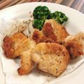 メンミー's cooksnap of when they made 柔らかサクッ☆鶏むね肉の香草パン粉焼き☆.