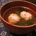 berry_a's cooksnap of when they made みょうが香る鶏だんご汁…♬.