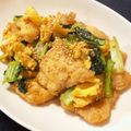 こざい's cooksnap of when they made 節約！ムネ肉と小松菜のオイスターソース炒.