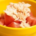 かえでママ！'s cooksnap of when they made トマトの明太子ツナマヨ（明太ツナマヨ）.