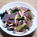 ポニーリボン's cooksnap of when they made 簡単！あと一品♪小松菜と蒟蒻と椎茸の煮物.