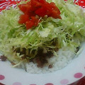 ◆ヴァンペコ◆'s cooksnap of when they made 我が家の定番タコライス.