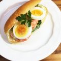 horseland's cooksnap of when they made 海老とブロッコリーサラダサンド.