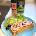 かっちゃん杉's cooksnap of when they made 朝食に♪マヨとオリーブオイルのトースト2.