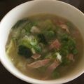 makiyoごはん's cooksnap of when they made グリーンピースとレタスのスープ煮.
