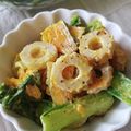 りんごくまちゃん's cooksnap of when they made 小松菜・南瓜・竹輪のマヨネーズサラダ♪.