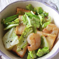 りんごくまちゃん's cooksnap of when they made 味付け簡単！春キャベツと厚揚げの炒め物.