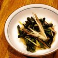 真さん's cooksnap of when they made ワラビと新生姜のお浸し.