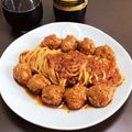 居酒屋まるみ's cooksnap of when they made ルパン三世♪のミートボール入りパスタ.