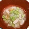 YOU1416's cooksnap of when they made グリーンピースの優しいスープ.
