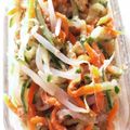 にゃんにょ's cooksnap of when they made もやしと人参と胡瓜のナムル.
