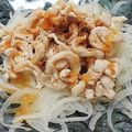 ◯usa◯'s cooksnap of when they made 鶏皮と玉ねぎのサッパリ♪鶏皮ポン酢♡.