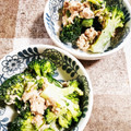 ☆カフェテリア★'s cooksnap of when they made ブロッコリーとツナの和風マヨ和え.