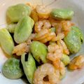 涼介mama's cooksnap of when they made シンプルに美味い。海老とそら豆の塩炒め♪.