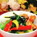 ✽チョコⅠＨ✽'s cooksnap of when they made 小松菜のにんにく炒め.