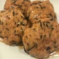 ♡まゆみゆ♡'s cooksnap of when they made ひじき入り鶏つくね.